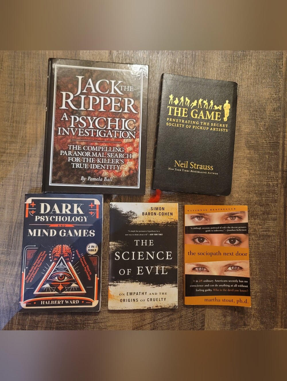 True Crime Books Lot